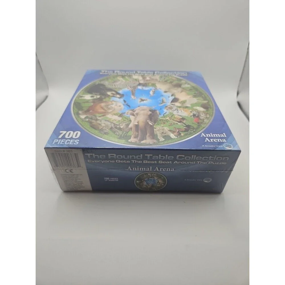 Jigsaw Puzzle Animal Arena 700 Piece Puzzle The Round Table Collection New Seal